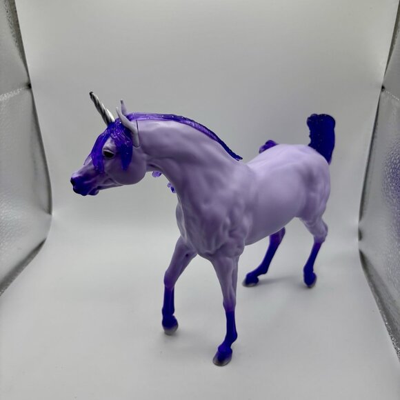 Breyer Celeste Purple Unicorn 2023 Paddock Pals Horse 6"x7" Figure - Picture 2 of 10